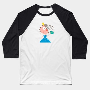 princess girl design Baseball T-Shirt